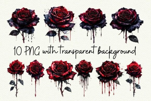 Download 10 Dark Rose PNG Dark Romance Clipart - Art Collection
