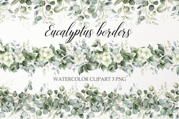 Download Eucalyptus Leaves Border Clipart - Art Collection