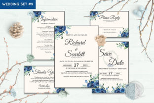 Download Wedding Invitation Set #9 Floral Style - Wedding Collection