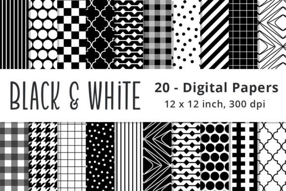 Download Black and White Digital Paper Background - Background Collection