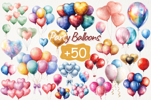 Download Party Balloons Clipart Png - Art Collection