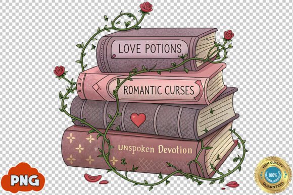 Download Gothic Books Valentine's Day PNG Clipart - Art Collection