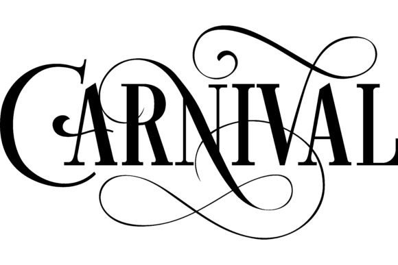 Download Carnival Lettering. Calligraphic Inscrip - Graphic Collection