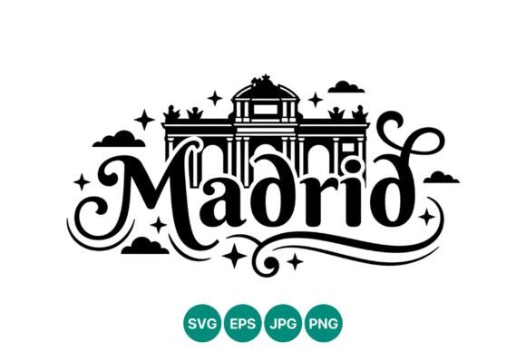 Download Madrid Gate Calligraphic Lettering - Graphic Collection