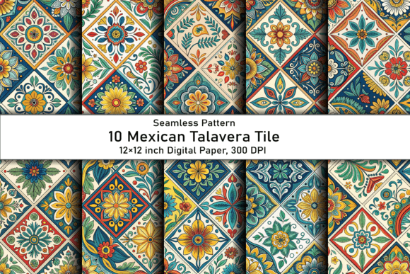 Download Mexican Talavera Tile Backgrounds - Background Collection