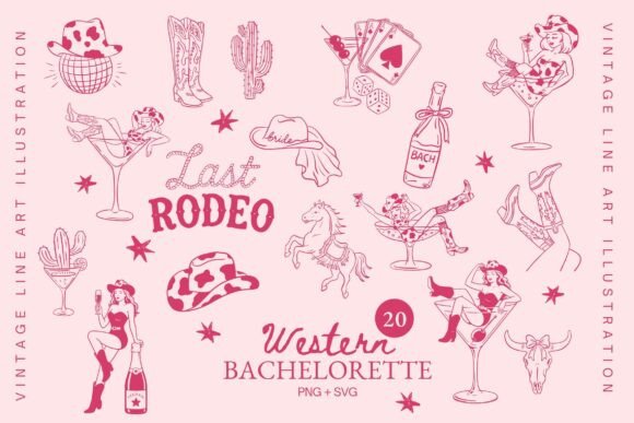 Download Western Cowgirl Bachelorette Party - Art Collection